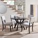 Safavieh Couture 5 - Piece Dining Set Wood in Black/Brown/Gray | 30 H in | Wayfair Composite_F3CB4C67-DEA3-4D1F-8DD0-2ECDB72CC144_1598938052