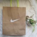 Nike Bags | Nike Small Neon Green Yellow Handle Paper Bag | Color: Brown/Yellow | Size: Os