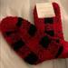 American Eagle Outfitters Accessories | American Eagle Crew Socks | Color: Black/Red | Size: Os