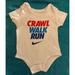 Nike One Pieces | Baby Nike Onesie - Crawl Walk Run | Color: Blue/White | Size: 6-9mb
