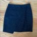 Madewell Skirts | Madewell Asymmetrical Skirt | Color: Black/Silver | Size: 6