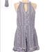 American Eagle Outfitters Dresses | American Eagle Floral Romper | Color: Blue/Purple | Size: M