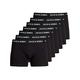 JACK & JONES Men's Jachuey Trunks 7 Pack Boxer Shorts, Black (Black Detail: Blacak-Black-Black-Black-Black-Black), Large (Pack of 7)