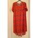 Lularoe Dresses | Lularoe Carly Dress Xl Slinky Material | Color: Orange | Size: Xl