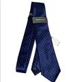 Michael Kors Accessories | Michael Kors Men's Textured Polka Dot Silk Tie | Color: Blue | Size: Os