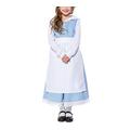Mitef Belle Princess Children's Blue and White Maid Cosplay Costume Suit, M