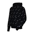 Champion Men's Reverse Weave Hooded Sweatshirt, Small Scripts Black, S