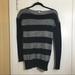 J. Crew Sweaters | J. Crew Black And Gray Striped Sweater | Color: Black/Gray | Size: Xs