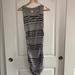 Converse Dresses | Great Striped Bodycon Dress | Color: Gray/White | Size: M