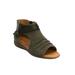 Extra Wide Width Women's The Payton Shootie by Comfortview in Dark Olive (Size 9 1/2 WW)