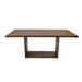Latitude Run® Ercolino 35.4" Extendable Trestle Dining Table Wood in Brown | 29.5 H in | Wayfair 609E09F2995548A49C8ABFCAC8EE62F0