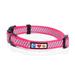 Pink Reflective Traffic Dog Collar, X-Small