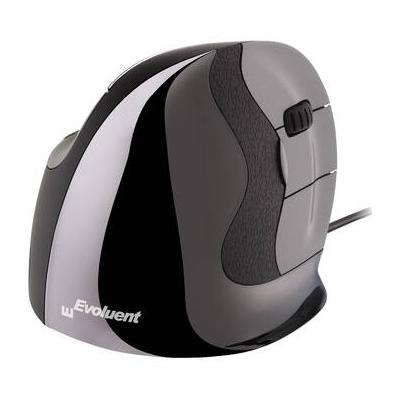 Evoluent VerticalMouse D Wired Mouse (Large, Dark Silver) VMDL