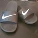 Nike Shoes | Nike Kawa Kids Slide Black/White Size 4y | Color: Black/White | Size: 4b