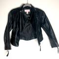 Jessica Simpson Jackets & Coats | Girls Motorcycle Jacket | Color: Black | Size: 7/8