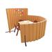 "Quiet Divider with Sound Sponge 48"" x 6' Wall - Natural Tan - Children's Factory AB8450NT"