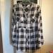 Torrid Tops | Adorable Black And White Checkered Plaid Shirt | Color: Black/White | Size: 2x