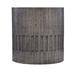 Bernhardt Miramar Drum Outdoor End Table Stone/Concrete in Black/Gray | 19.88 H x 19.69 W x 19.69 D in | Wayfair X01124