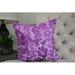 Lark Manor™ Newt Flower Square Pillow Cover & Insert Polyester/Polyfill blend in Indigo | 18 H x 18 W x 7 D in | Wayfair