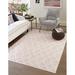 Pink 118 x 0.5 in Area Rug - Sabrina Soto™ Collection Casa Geometric Cotton Area Rug Cotton | 118 W x 0.5 D in | Wayfair 3153551