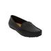 Women's The Milena Slip On Flat by Comfortview in Black (Size 9 1/2 M)