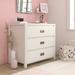 Little Seeds Monarch Hill Haven 3 Drawer Dresser Wood in White | 31.5 H x 35.75 W x 19.69 D in | Wayfair 1642013COM