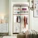 Martha Stewart California Closets® The Everyday System™ 57" W 14" D Closet System Wire/Metal/Manufactured Wood in Gray/White | Wayfair