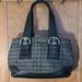 Coach Bags | Coach Signature Logo Black Shoulder Bag | Color: Black/Gray | Size: 10 X 8 X 5