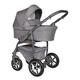 SaintBaby Pram Pushchair Travel System Q9 2in1 3in1 Isofix Infant Car Seat Combi Buggy Grey Rock 178a 2in1 Without Baby seat