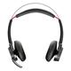 Plantronics - Voyager Focus UC (Poly) - Bluetooth Dual-Ear (Stereo) Headset with Boom Mic -USB-A Active Noise Canceling -Connects to PC/Mac Compatible - Works with Teams (Certified), Zoom (w/o Stand)