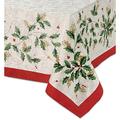 Lenox Golden Holly 60-inch by120-inch Oblong/Rectangle Tablecloth