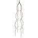 Fleur De Lis Living Matheny Foldable Fluer De Lis Plant Tower Bubble Metal Obelisk Trellis Metal in Brown | 68 H x 19 W x 19 D in | Wayfair