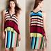 Anthropologie Dresses | Anthropologie Maeve Davina Color Striped Dress S | Color: Black/Pink | Size: S
