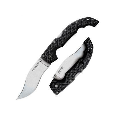 Cold Steel Voyager Vaquero Plain Extra Large 5.5in Blade Length AUS10A Steel w/Thickness Knife CS-29AXV