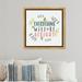 Oliver Gal Typography & Quotes - Textual Art on Canvas in Green/Pink/White | 12 H x 12 W x 1.5 D in | Wayfair 35633_12x12_CANV_PSGLD