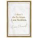 Etta Avenue™ Typography & Quotes I Dont Do Fashion Gold Fashion Quotes & Sayings - Graphic Art on Canvas in White/Brown | Wayfair