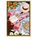 Oliver Gal Fashion & Glam An Ideal Outing Fashion Lifestyle - Graphic Art on Canvas in Blue/Pink | 24 H x 16 W x 1.5 D in | Wayfair