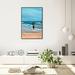 Oliver Gal Nautical & Coastal Looking to the Future, Coastal Blue - Graphic Art Canvas in White | 36 H x 24 W x 1.5 D in | Wayfair