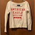 American Eagle Outfitters Sweaters | American Eagle Outfitters Crew-Neck Sweater | Color: White | Size: M