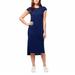 Jessica Simpson Dresses | Jessica Simpson Athleisure Navy Midi Hi-Lo Dress S | Color: Blue | Size: S