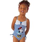 Disney Swim | Disney Minnie Mouse Toddler Girl's Swimsuit | Color: Blue/White | Size: Various
