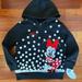 Disney Shirts & Tops | Brand New! Disney Parks Minnie Hooded Sweatshirt | Color: Black/Red | Size: 4g