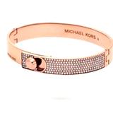 Michael Kors Jewelry | Brand New Michael Kors Rose Gold Bangle Bracelet | Color: Gold/Pink | Size: 3"L X 2.25"W X 0.4"H