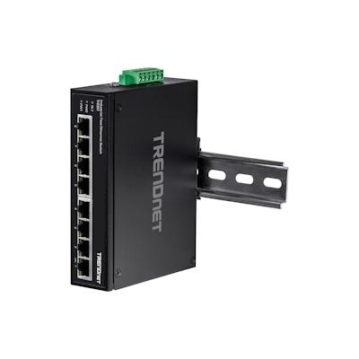 TRENDnet TI-E80 Industrial Fast Ethernet DIN-Rail Switch 8-Port