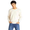 Lee Men's Sustainable Crew SWS Sweatshirt, Beige (Ecru Mele 48), S