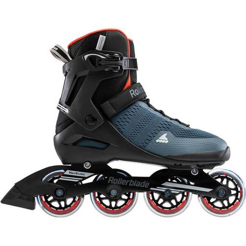 ROLLERBLADE Herren Inlineskates Herren Inline-Skates Sirio 80, Größe 45 in Dunkelblau/Schwarz/Orangerot