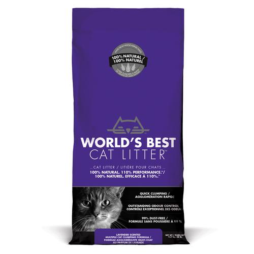 2 x 12,7 kg Worlds Best Cat Litter Lavender Scented Katzenstreu
