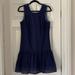 J. Crew Dresses | Jcrew Indigo Blue Lace Sleeveless Sheath Dress | Color: Blue | Size: 6