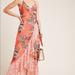 Anthropologie Dresses | Farm Rio For Anthropologie Musette Maxi Dress | Color: Tan | Size: Xs