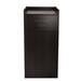Alpine Industries Enclosed Receptacle for 40 Gallon Trash Cans Wood in Black/Brown | 46 H x 22 W x 22 D in | Wayfair ALP476-BLK